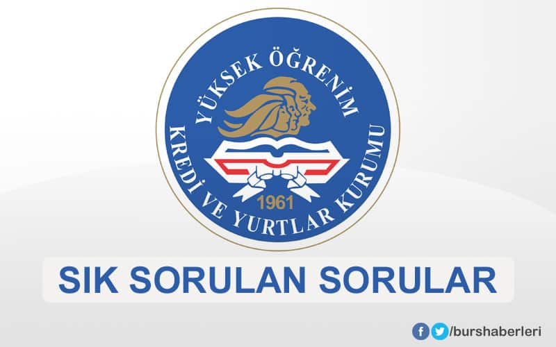 KYK bursu sık sorulan sorular